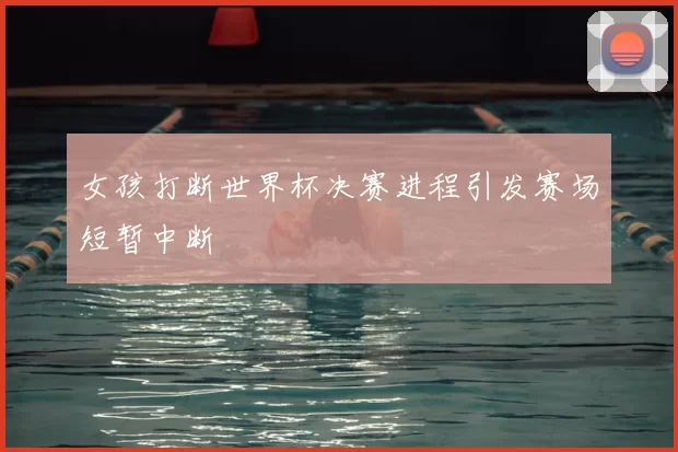 女孩打断世界杯决赛进程引发赛场短暂中断