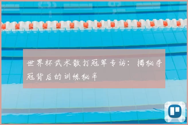 世界杯武术散打冠军专访：揭秘夺冠背后的训练秘辛